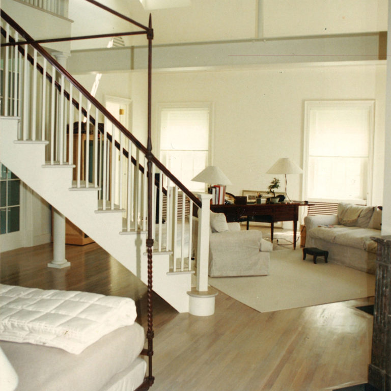 Kovner living room and staircase