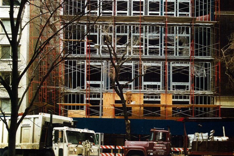 419 East 86 during construction